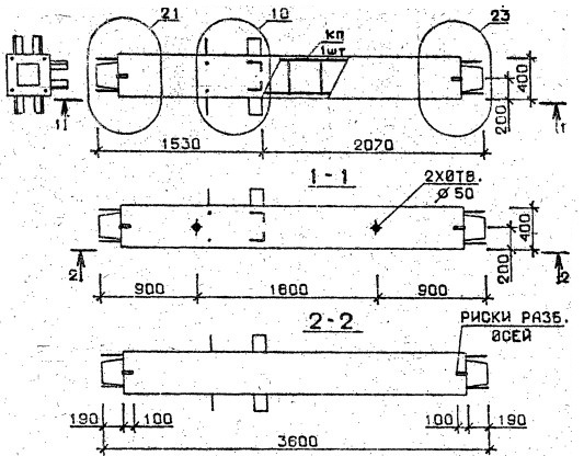 Колонна 3КС 36.36-9 Серия 1.020.1-2с/89