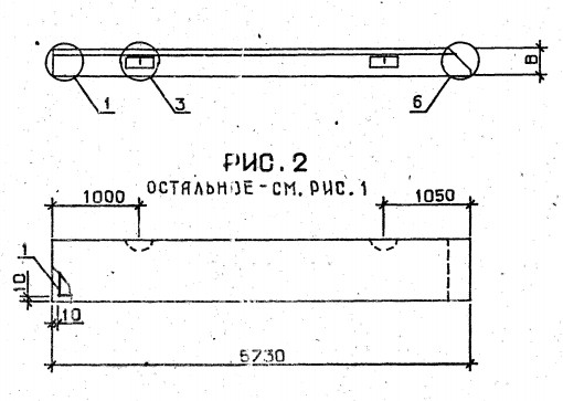 Панель 1ПС 57,5-6-2,5-8-Л-2 Серия 1.030.1-1